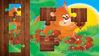 Kids Animals Jigsaw Puzzle Game For Preschool截图2