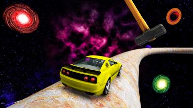 Space Car Racing Game On Impossible Tracks截图4