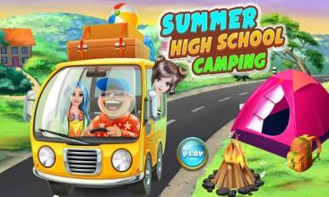 Summer High School Camping: Crazy Holiday Trip Fun截图4