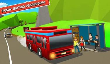 Uphill Bus Adventure : Happy Driving Game截图4