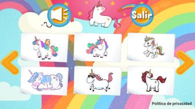 Unicornios para colorear y pintar截图3