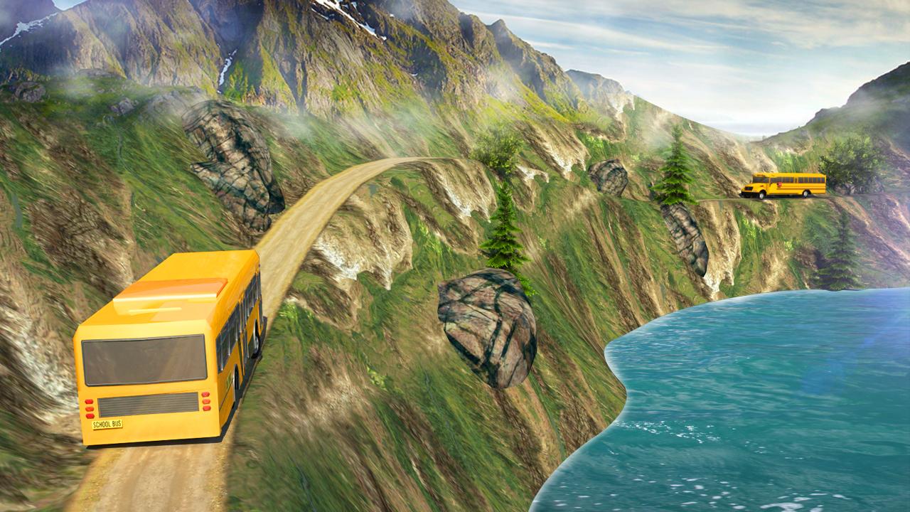 School Bus: Up Hill Driving截图4