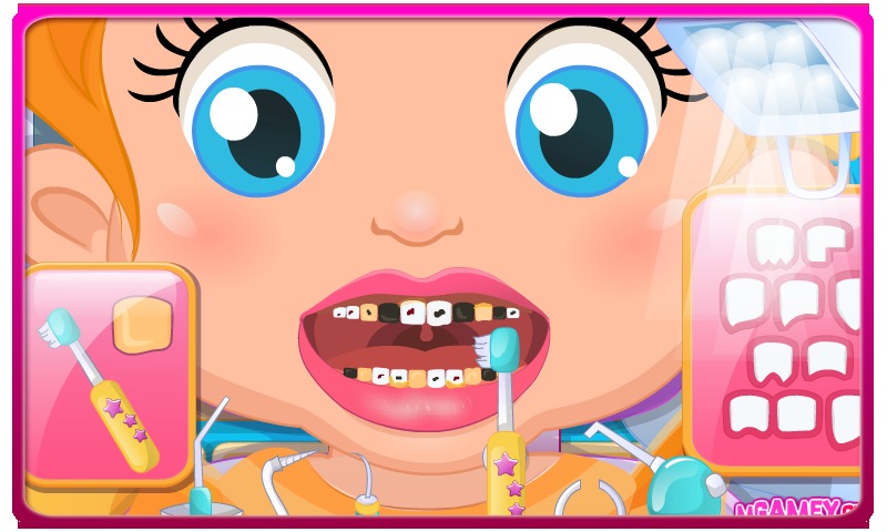 Baby Lizzie Dentist Games截图2