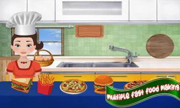 Mini Pizza Maker Game & Kitchen Cooking for Girls截图1