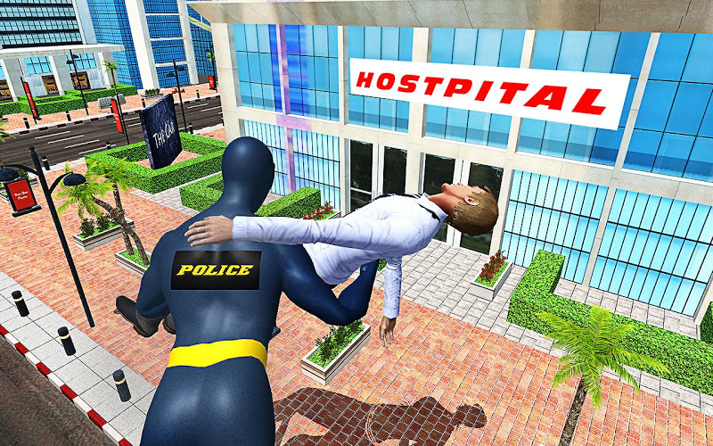 Police Spider Hero City Rescue截图2