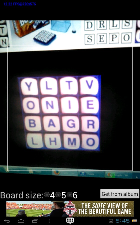 Boggle Solver: Vision截图1