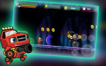 Blaze Transformer Robot Monster Machines Games截图2