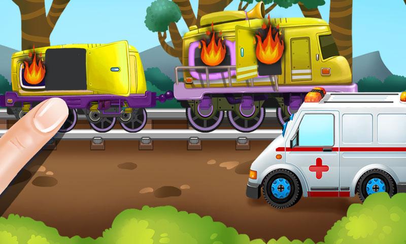 Train Fire Animal Rescue Games截图4