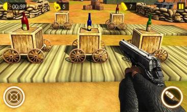 Gun Bottle Shooting Expert 3D截图3