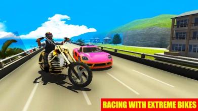 Highway Moto Bike Rider Game 2019截图2