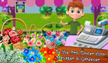 Rose Flower Shop Manager: Girls Garden Design截图1