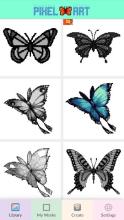 Butterfly Color By Number: Pixel Art Butterfly截图3