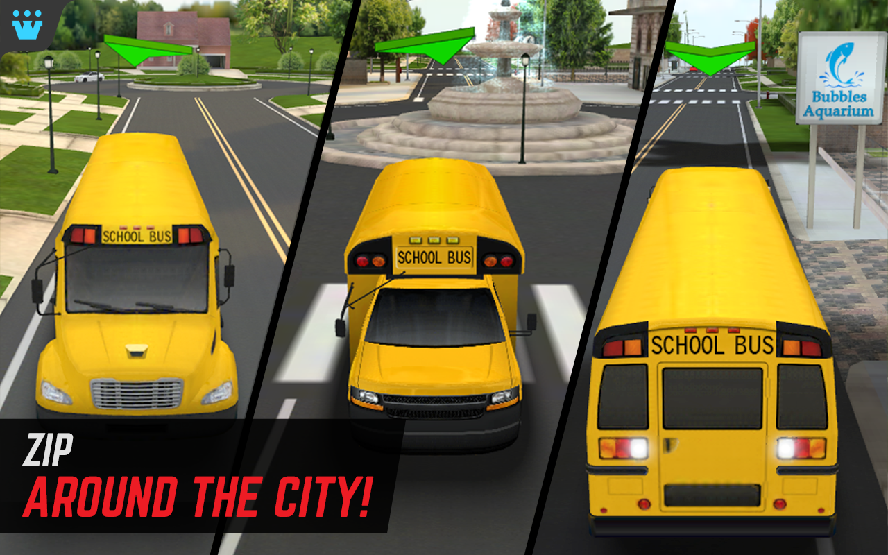 Super School Driver 3D截图4