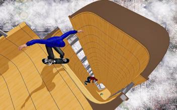 Freestyle Vertical Ramp Skateboard: Skating Games截图2