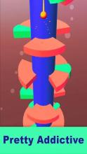 Helix Spiral Jump Balls : Fire Helix Ball Jump截图2