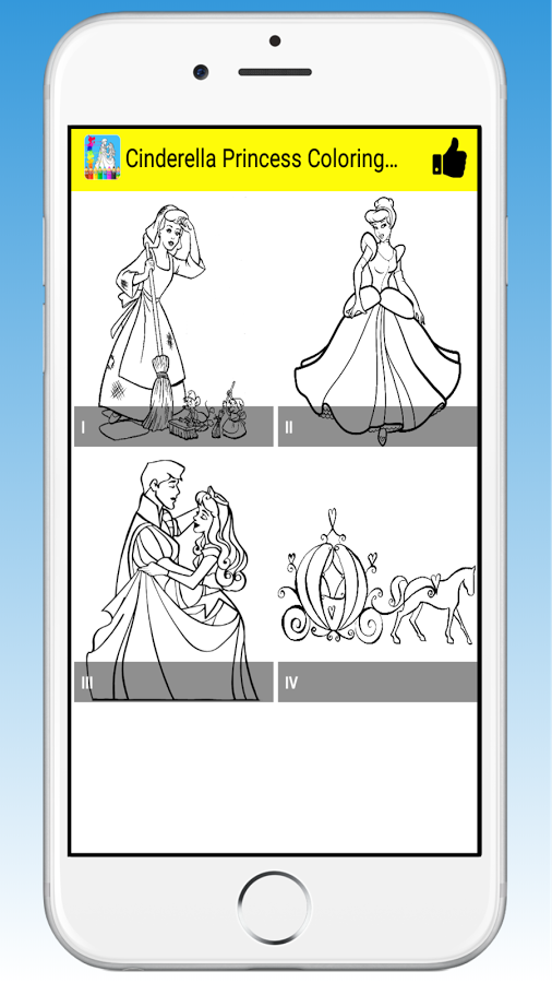 Cinderella Princess Coloring Books截图4