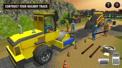 Indian Train City Drive Road Construction Sim截图5