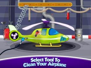 Plane Wash Salon Workshop Game截图1