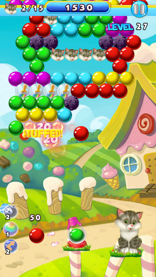 Bubble Shooter Grumpy Cat截图2