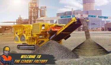 Stone Crusher Excavator Simulator Factory games截图1