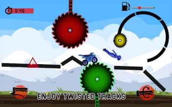 Sticky Bike Racing - Moto Stunts Rider Trail Jump截图4