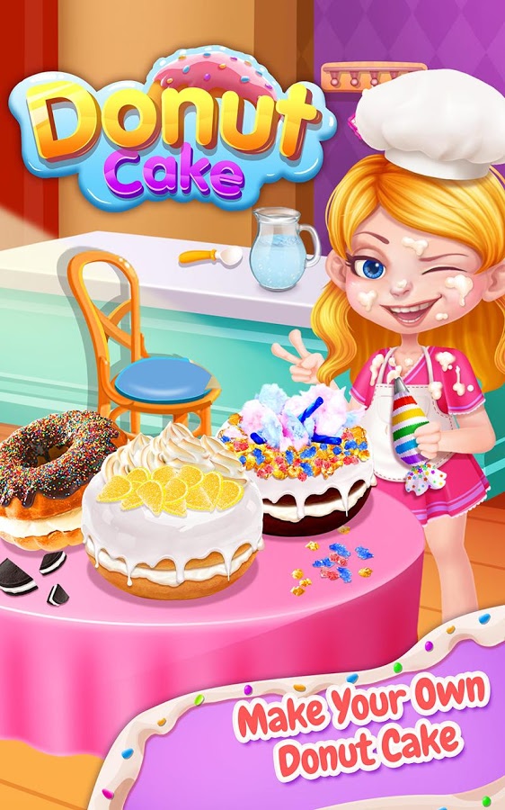 Sweet Donut Cake Maker截图1