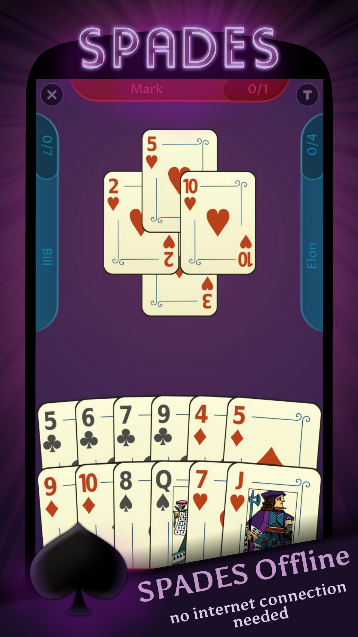 Spades Offline截图1