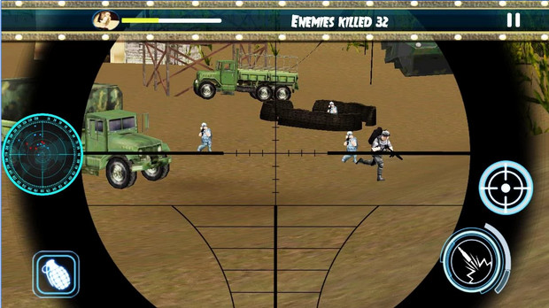 Sniper Desert War - Strike截图2