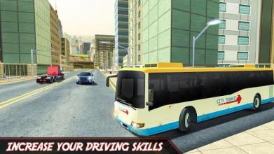 City Tourist Bus Transporter Driving Simulator 3D截图1