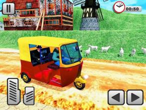 Tuk Tuk Auto Rickshaw - Off Road Drive Sim截图2