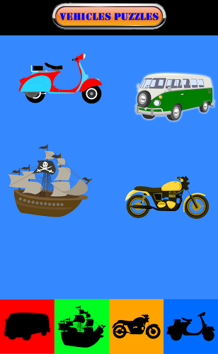 Toddler Vehicles Puzzles截图2