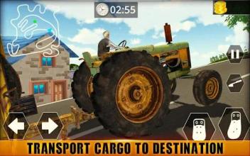 Tractor Driving Farm Sim : Tractor Trolley Game截图3