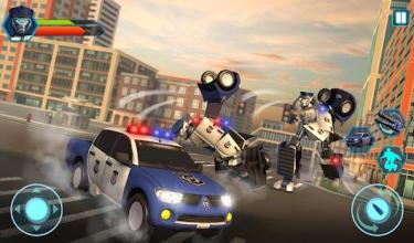 Cop Robot 3D - US Police Transform截图4