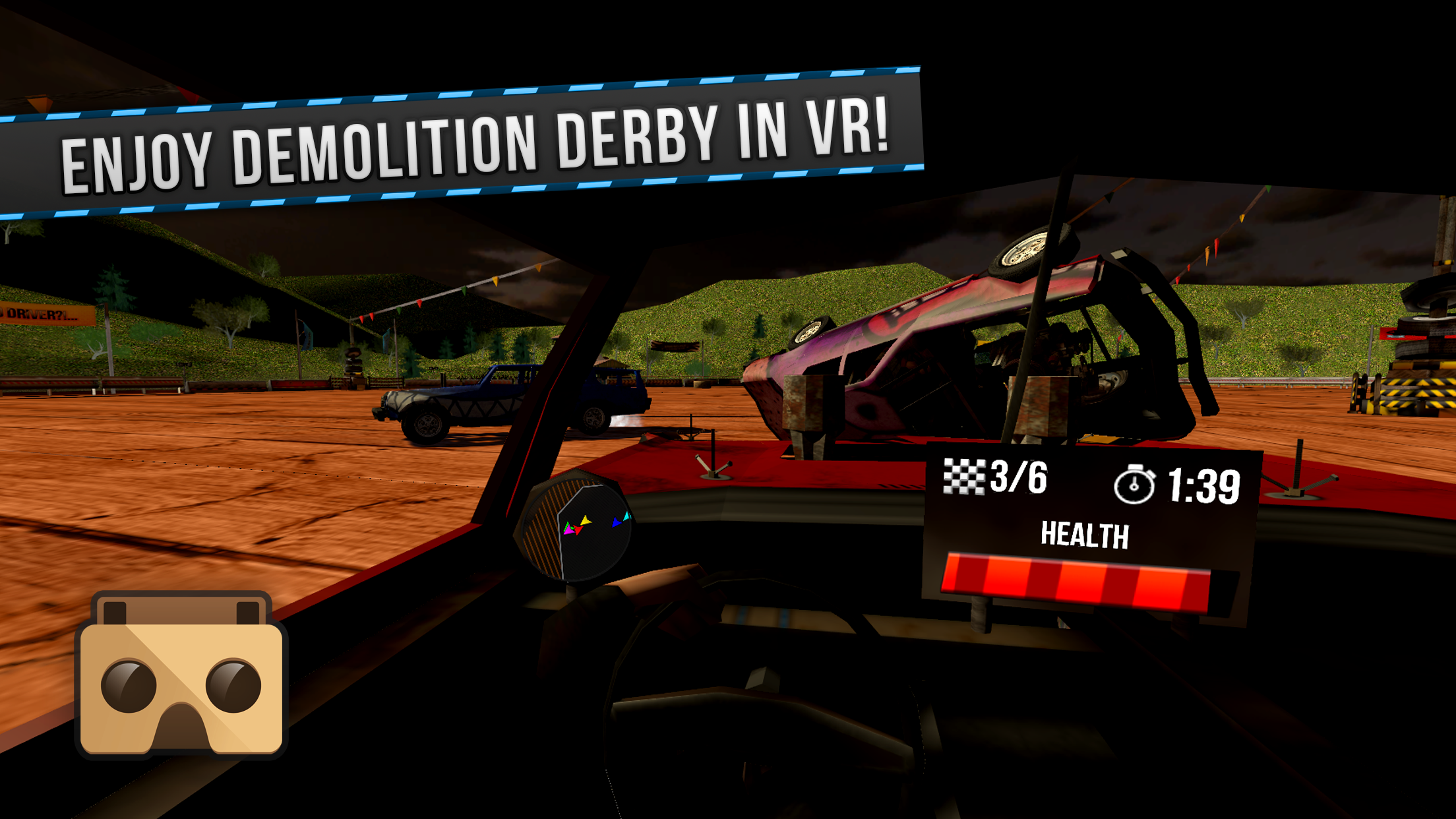 Demolition Derby VR Racing截图1