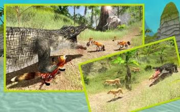 Crocodile Simulator Attack Game 3D截图2