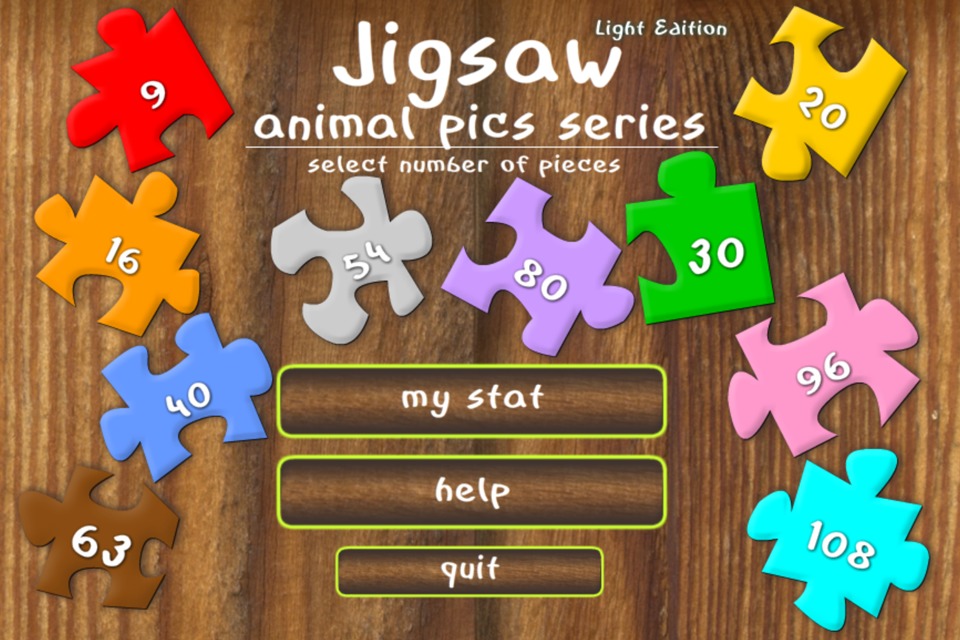 Jigsaw Animal Pic Free Edition截图1