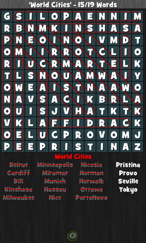 WordSearch Hunter Free截图2