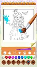 Fairytale Princess Coloring Games截图3