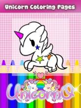 Unicorno Colouring Book and Game for kids截图1