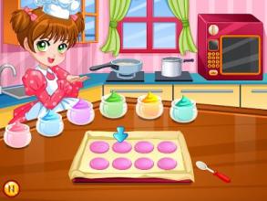 Make & Decorate Macaroons - Girls Cooking games截图2