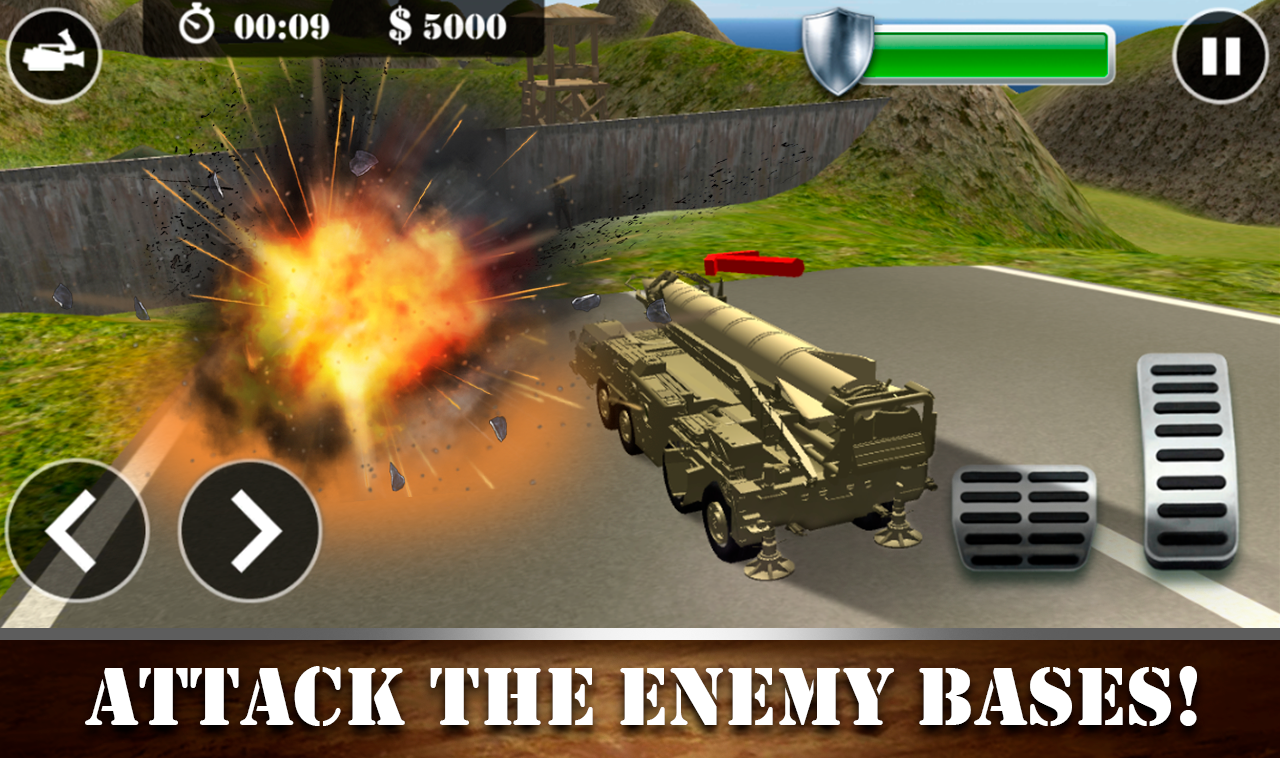 Missile Attack Army Truck 2018 Free截图4