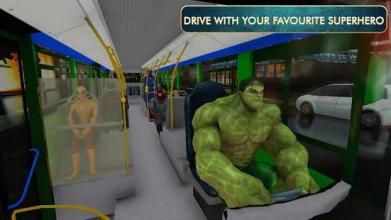 Superhero City Bus Driver : Intercity MegaBus截图3