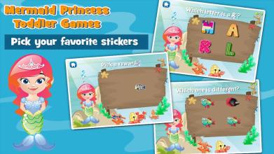 Mermaid Princess Toddler Games截图1