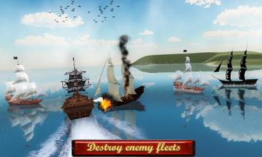 Caribbean Sea Pirate Ship Captain Naval Battle 3D截图4