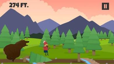 Escape the Woods - 2D Lumberjack Endless Runner截图1