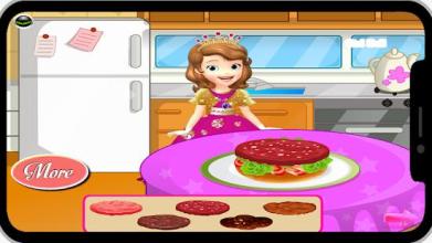 sofia hamburger cooking game截图3