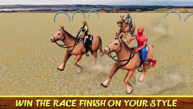 Impossible SuperHeroes Horse Stunts 3D截图4