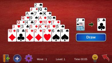 Pyramid Solitaire Card Games Free截图2