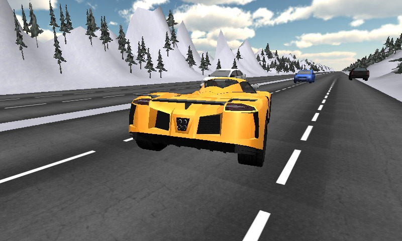 Extreme Winter Traffic Racer截图3