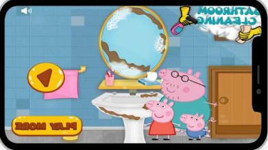 Pig Cleaning Bathroom截图5